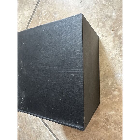 Bulova Watch Box Black  Men's & Women's Display Storage Case 4x5x3 in - Picture 2 of 4